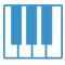 Aspose.3D Virtual Piano